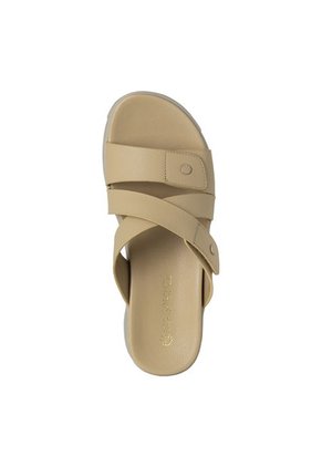SANDALIA MUJER PLATAFORMA VIA SPRING CREMA