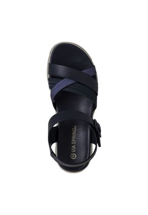 SANDALIA MUJER PLATAFORMA VIA SPRING AZUL