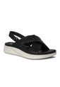 SANDALIAS MUJER VIA SPRING NEGRO  de Via Spring
