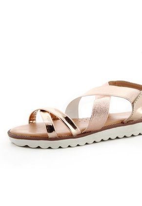 Sandalias Para Niña Marca Via Spring, Color Rosa