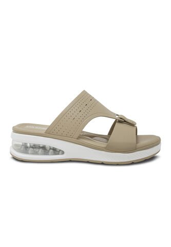 Sandalias Via Spring Beige Mujer Via Spring