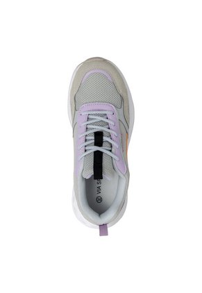Tenis Casual Mujer Via Spring - Color Gris Y Lila