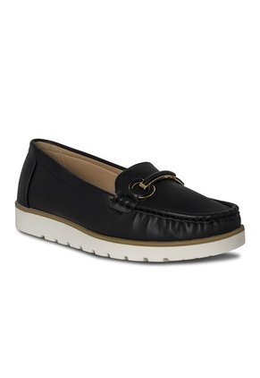 MOCASINES MUJER VIA SPRING NEGRO