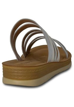 Sandalias Mujer Via Spring - Color Plateado/Café