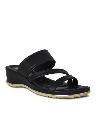 SANDALIA MUJER VIA SPRING NEGRO Via Spring
