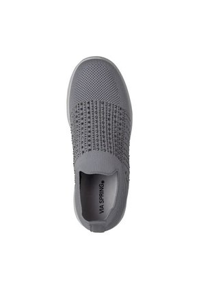 Tenis Mujer Via Spring - Color Gris