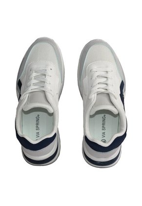 Tenis Casual Mujer Via Spring - Color Blanco