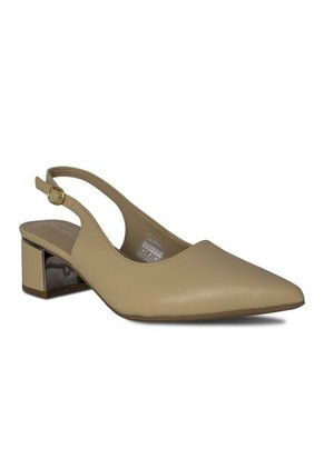 ZAPATO TACON MUJER BEIGE VIA SPRING
