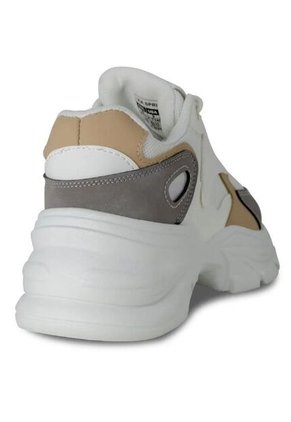 Tenis Casual Mujer Via Spring - Color Blanco/Gris