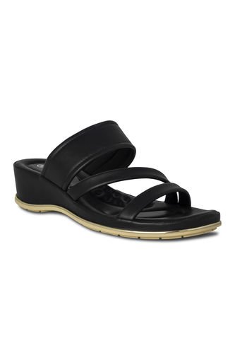 SANDALIA MUJER VIA SPRING NEGRO Via Spring