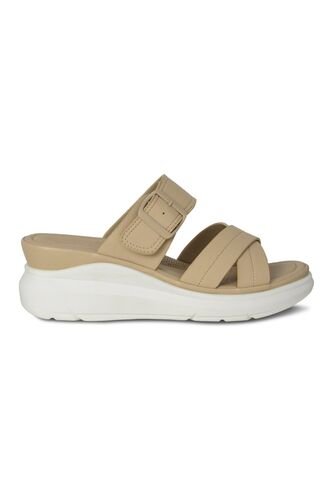 SANDALIA MUJER PLATAFORMA VIA SPRING CREMA Via Spring