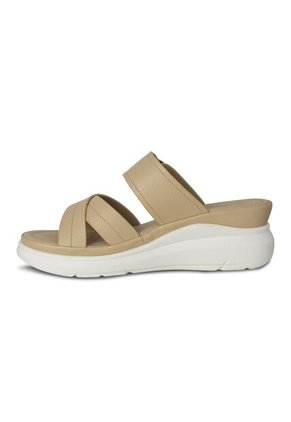 SANDALIA MUJER PLATAFORMA VIA SPRING CREMA