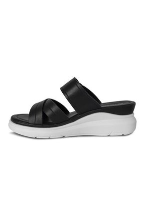 SANDALIA MUJER PLATAFORMA VIA SPRING NEGRO
