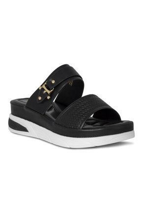 SANDALIA MUJER PLATAFORMA VIA SPRING NEGRO