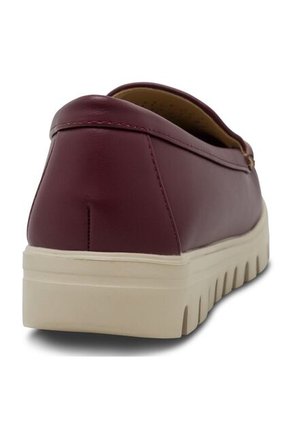 Mocasines Via Spring Burgoña Mujer