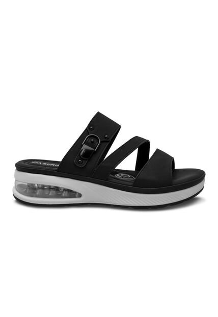 Sandalias Para Mujer Negras Via Spring