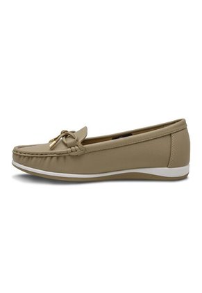 Mocasines Via Spring Taupe Mujer
