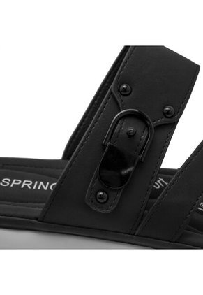 Sandalias Para Mujer Negras Via Spring