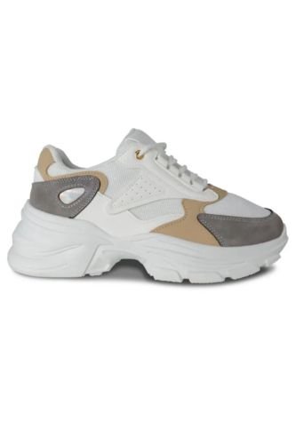 Tenis Casual Mujer Via Spring - Color Blanco/Gris Via Spring