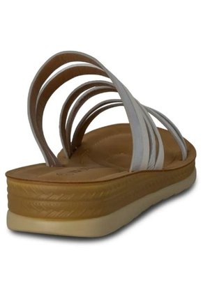 Sandalias Mujer Via Spring - Color Plateado/Café