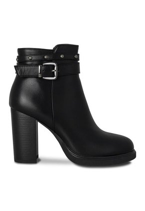 Botines Mujer Via Spring - Color Negro