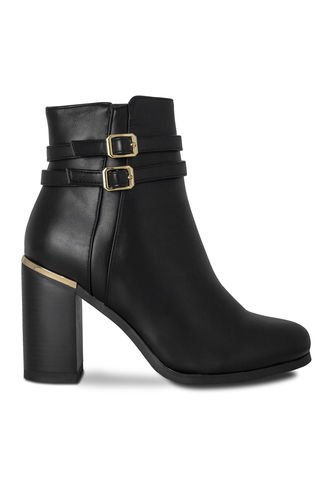 Botines Mujer Via Spring - Color Negro Via Spring