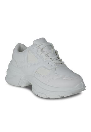 Tenis Casual Mujer Via Spring - Color Blanco