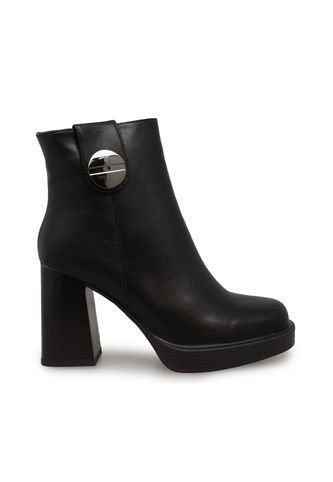 Botines Mujer Via Spring - Color Negro Via Spring