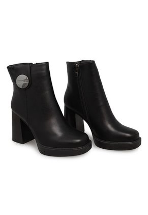 Botines Mujer Via Spring - Color Negro