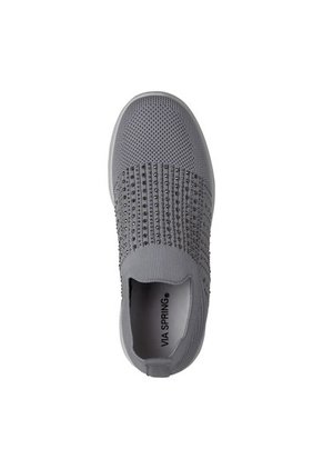 Tenis Mujer Via Spring - Color Gris