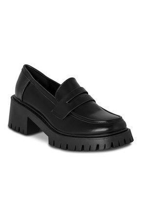 MOCASINES MUJER VIA SPRING NEGRO