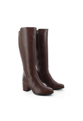 Botas Para Mujer, Marca Via Spring, Color Café.