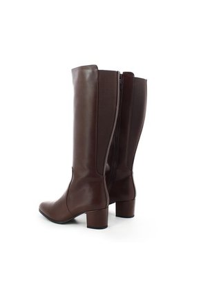 Botas Para Mujer, Marca Via Spring, Color Café.