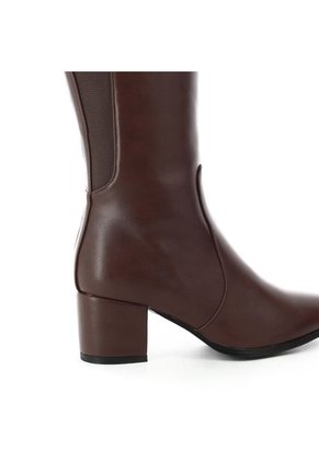 Botas Para Mujer, Marca Via Spring, Color Café.