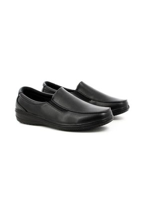Mocasines Para Mujer, Marca Via Spring, Color Negro.