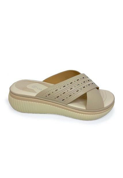 Sandalias Para Mujer Color Beige Marca VIA SPRING