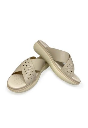 Sandalias Para Mujer Color Beige Marca VIA SPRING