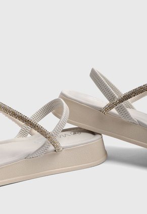 Sandalias VIA UNO Marfil