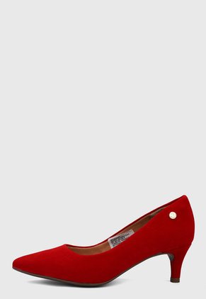 Tacón Medio Rojo Via Uno Stavv