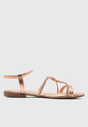 Sandalias VIA UNO Oro Rosa