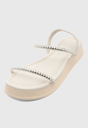 Sandalias VIA UNO Marfil