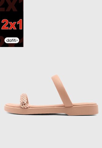 Sandalia Lifestyle VIA UNO Nude Via Uno