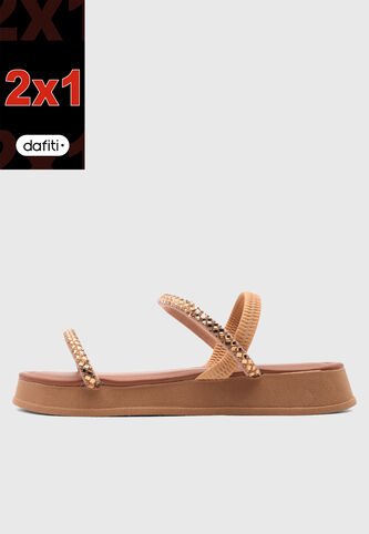 Sandalias Lifestyle VIA UNO Nude Via Uno