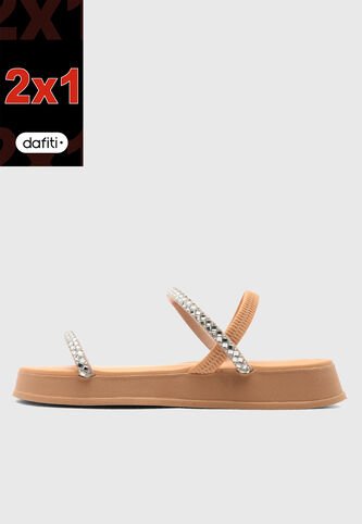 Sandalias Lifestyle VIA UNO Nude Via Uno