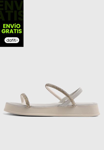 Sandalias VIA UNO Marfil
