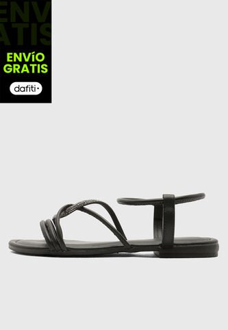 Sandalias VIA UNO Negro Via Uno