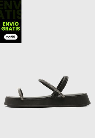 Sandalias VIA UNO Negro Via Uno