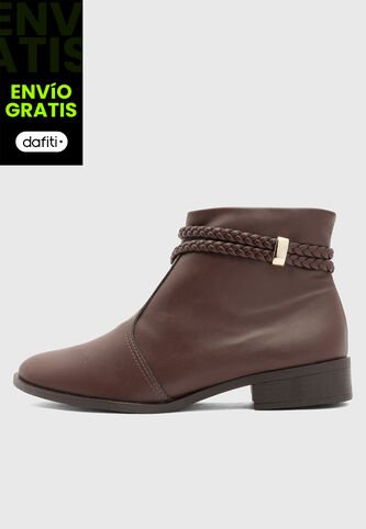 Botines VIA UNO Marrón Via Uno