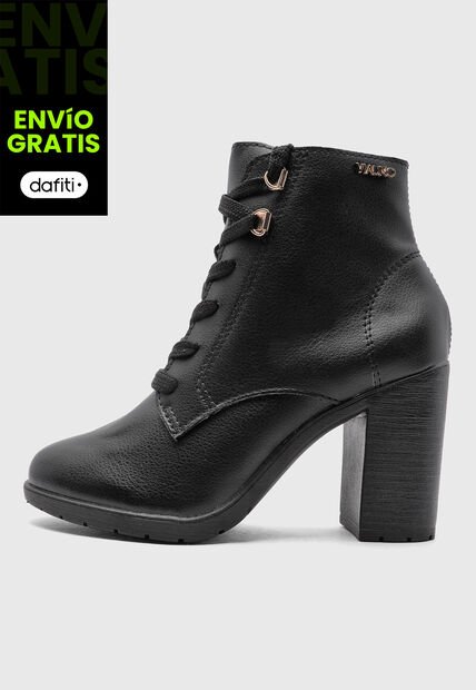 Botines VIA UNO Negro