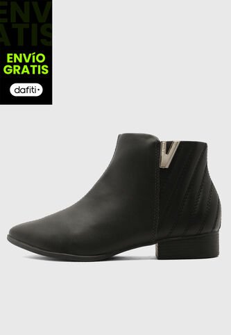 Botines VIA UNO Negro Via Uno